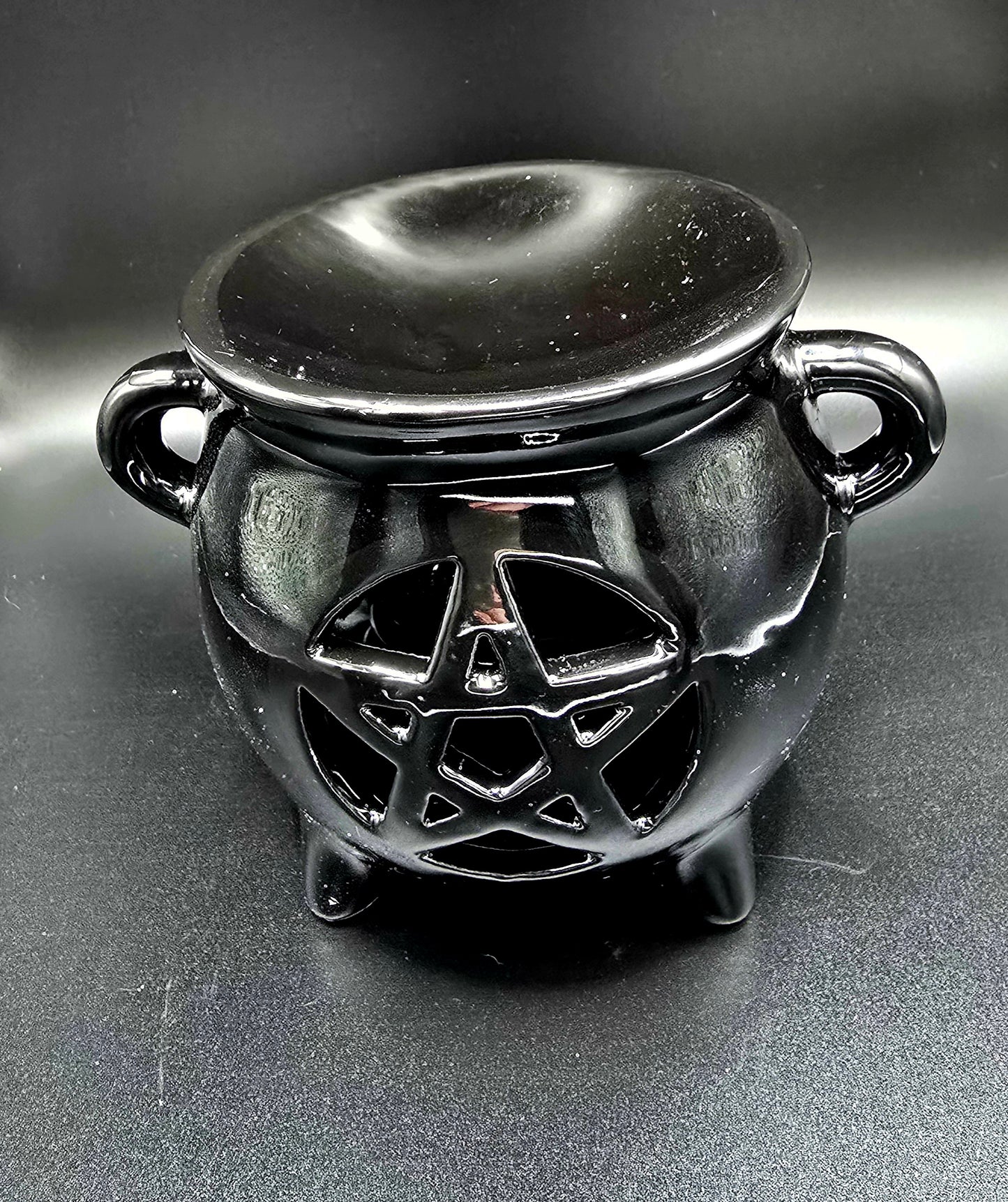 Mystical Glow: Small Pentagram Oil Warmer