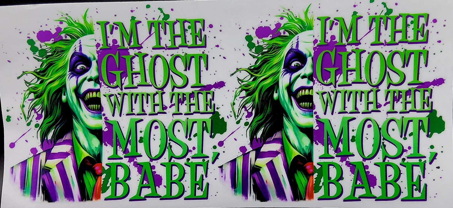 It's Showtime! Beetlejuice Glitter Snow Globe Tumbler