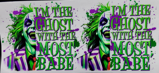 It's Showtime! Beetlejuice Glitter Snow Globe Tumbler