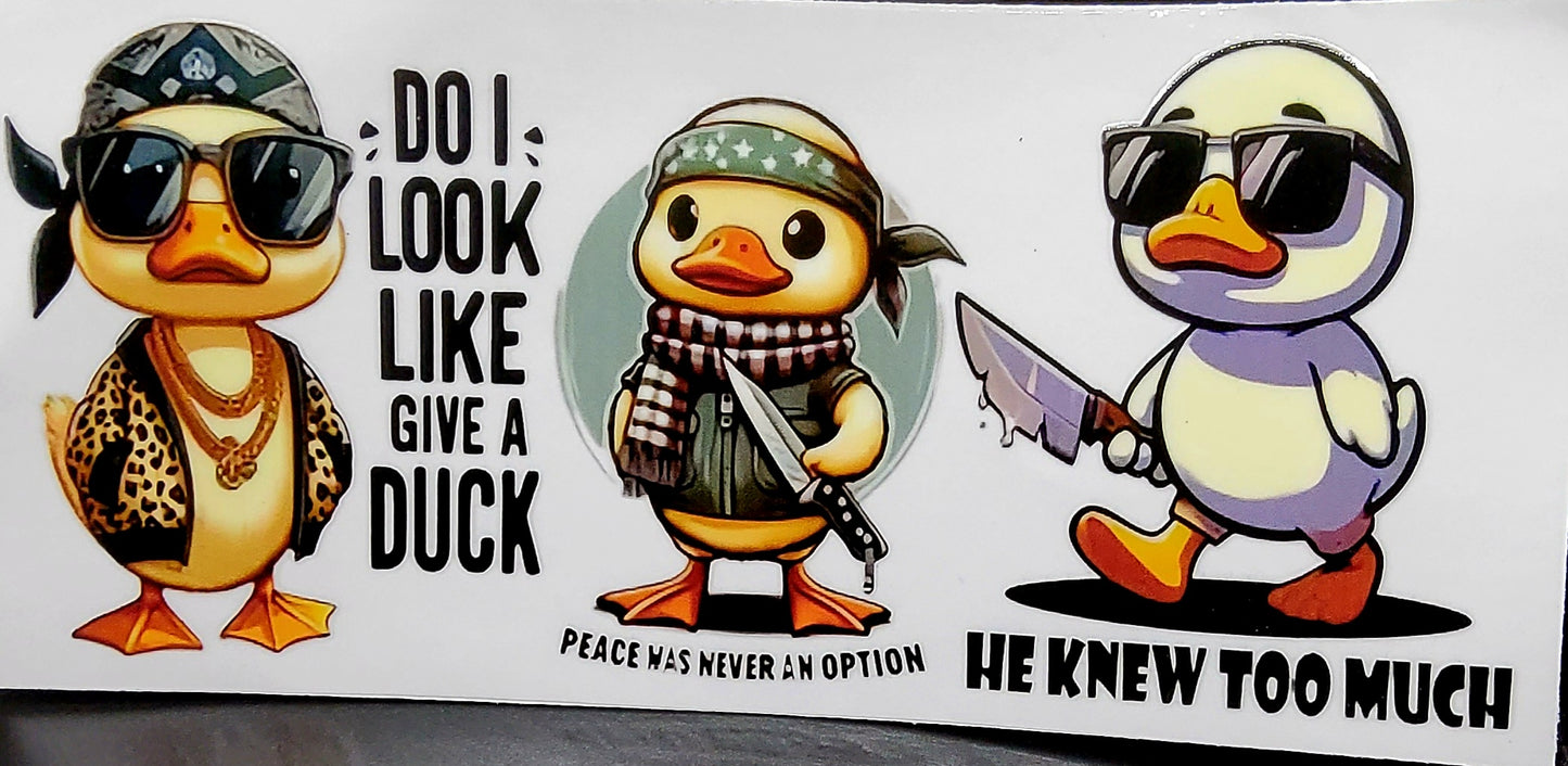 Your Daily Dose of Sass: Sarcastic Duck Snow Globe Tumbler