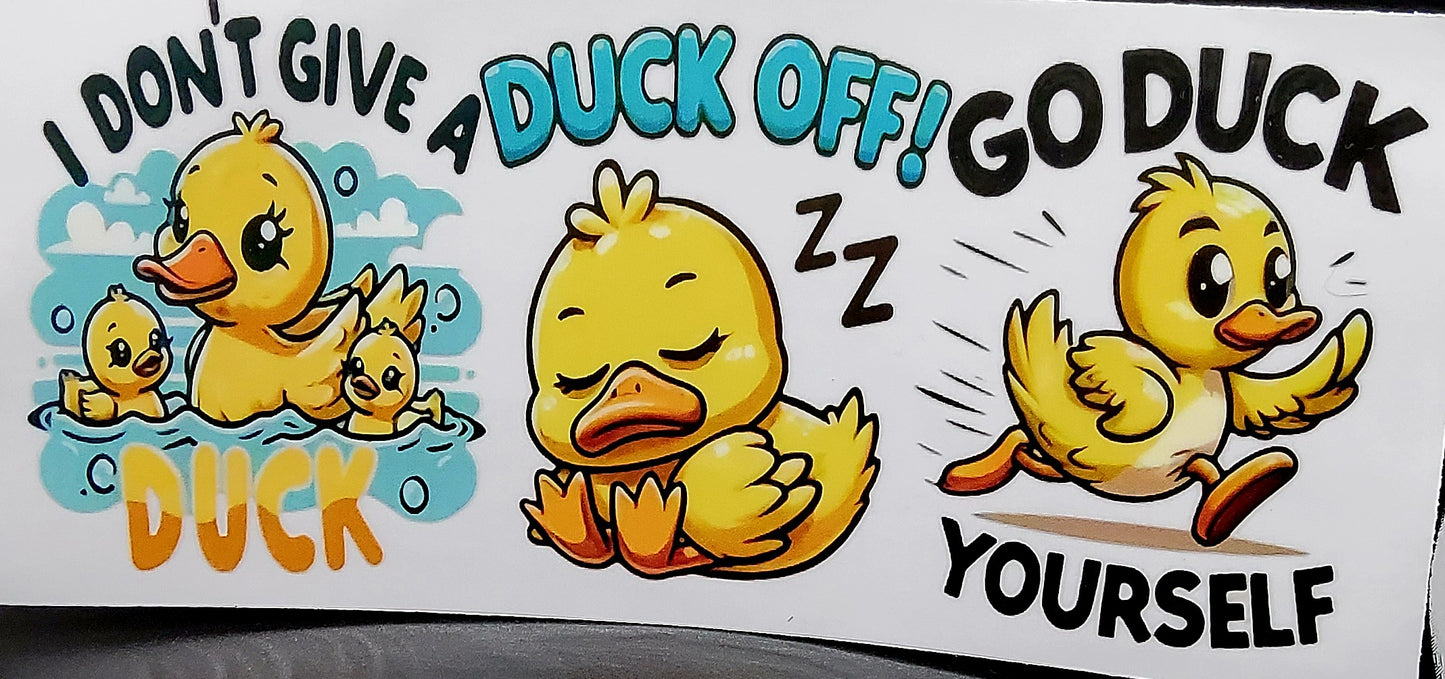 Your Daily Dose of Sass: Sarcastic Duck Snow Globe Tumbler