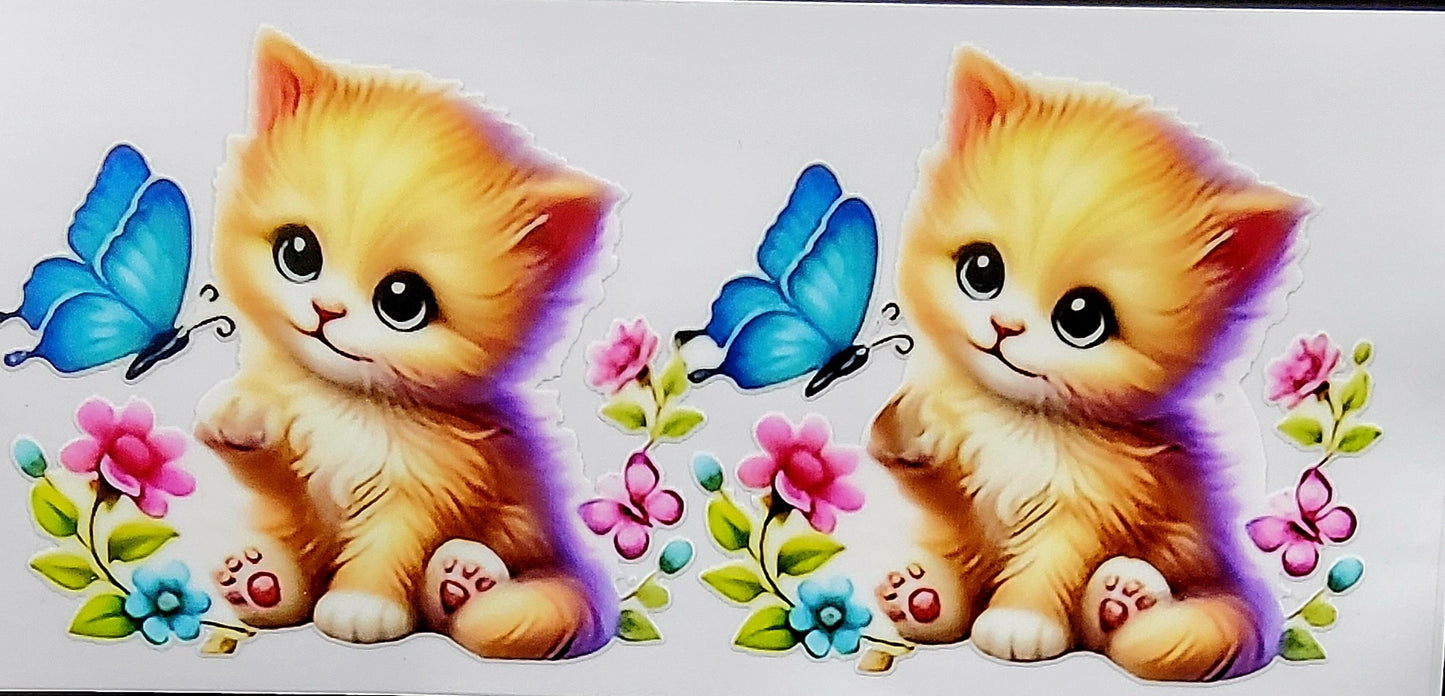 Cute Kitty Snow Globe Tumblers