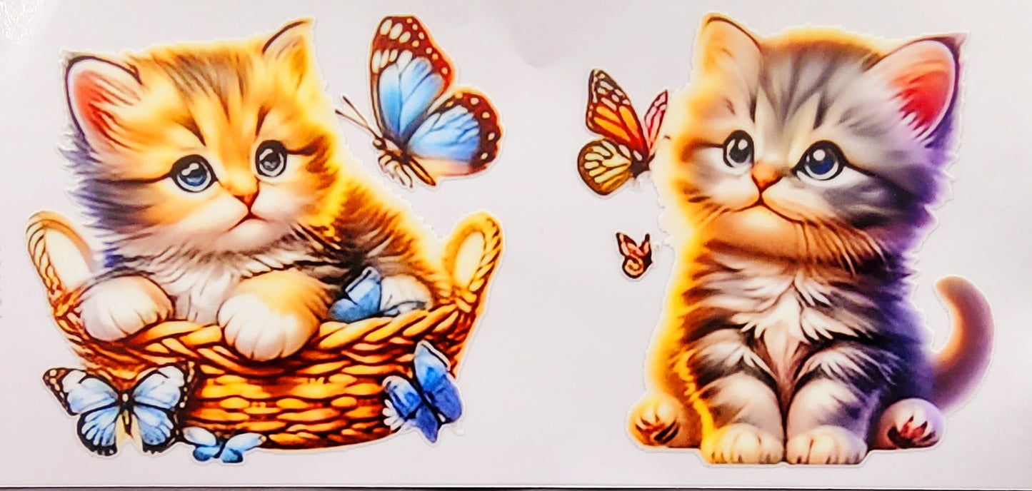 Cute Kitty Snow Globe Tumblers