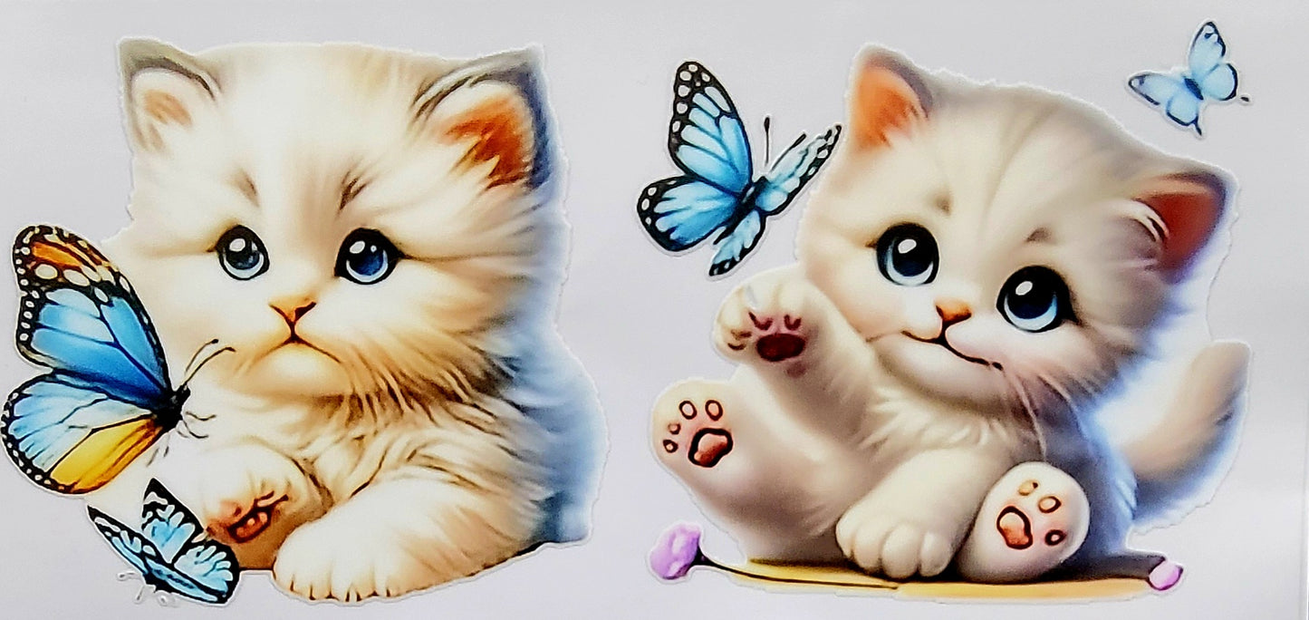 Cute Kitty Snow Globe Tumblers