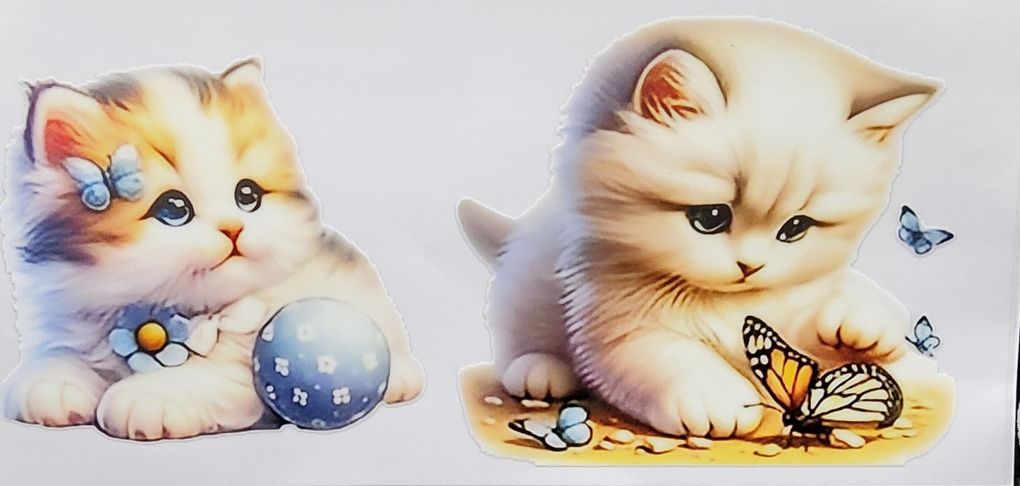 Cute Kitty Snow Globe Tumblers