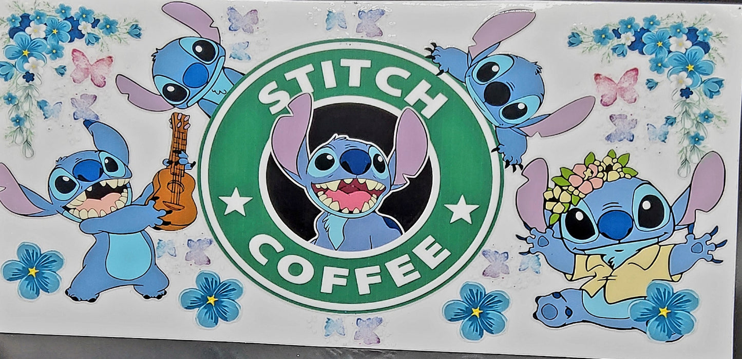 Ohana Means Hydration! Disney Stitch Snow Globe Tumbler