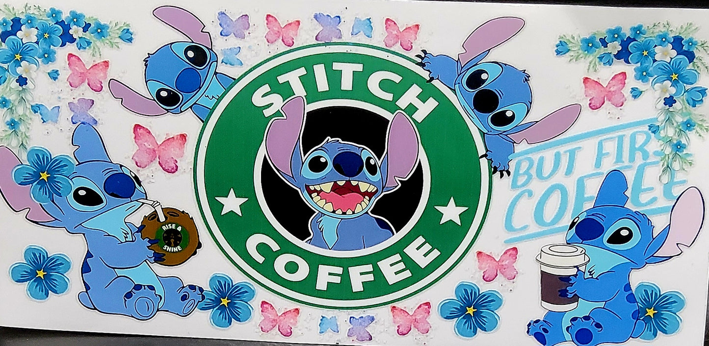 Ohana Means Hydration! Disney Stitch Snow Globe Tumbler