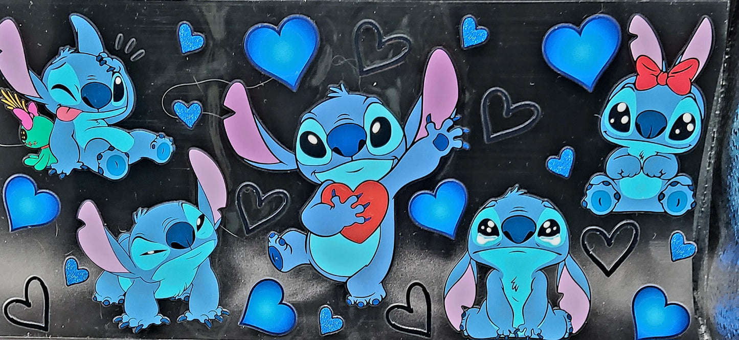 Ohana Means Hydration! Disney Stitch Snow Globe Tumbler