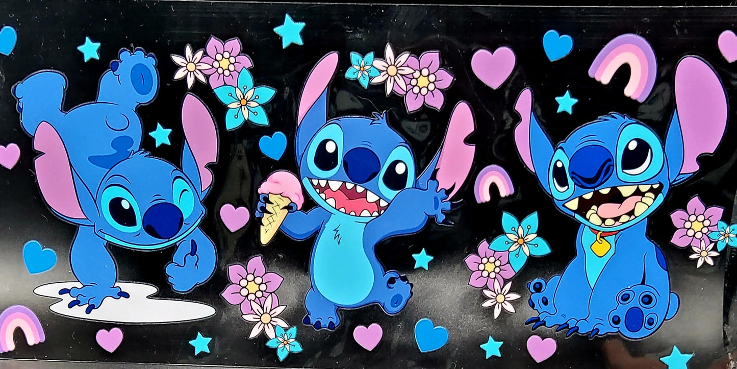 Ohana Means Hydration! Disney Stitch Snow Globe Tumbler