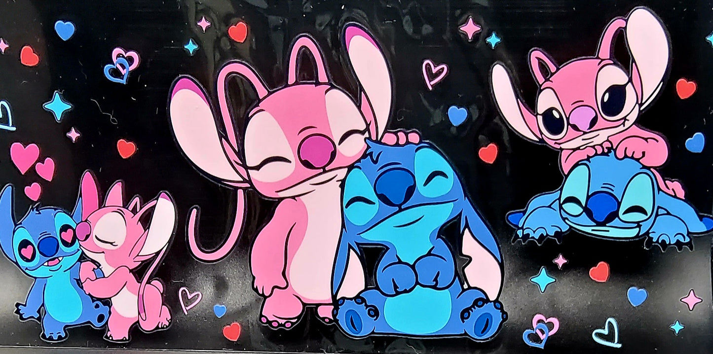 Ohana Means Hydration! Disney Stitch Snow Globe Tumbler