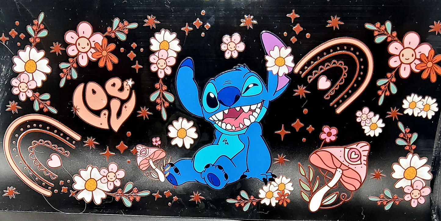 Ohana Means Hydration! Disney Stitch Snow Globe Tumbler