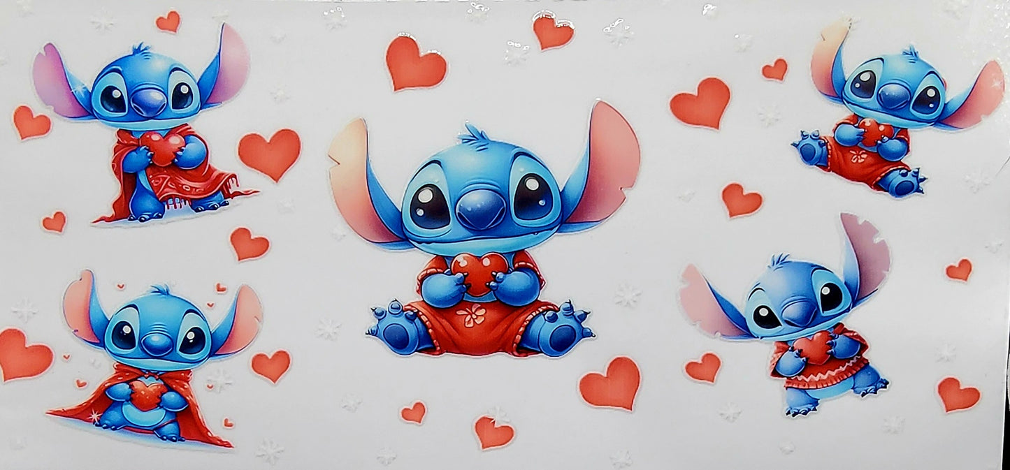 Ohana Means Hydration! Disney Stitch Snow Globe Tumbler