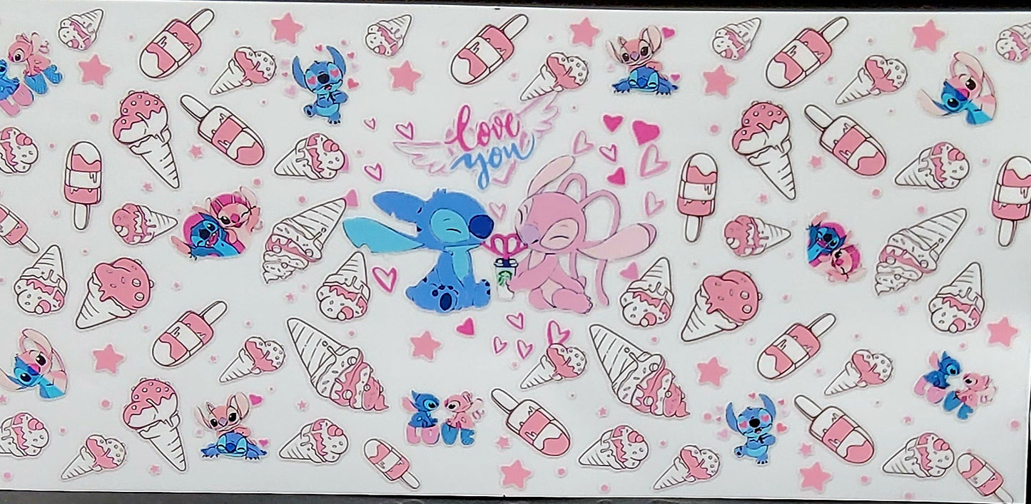 Ohana Means Hydration! Disney Stitch Snow Globe Tumbler