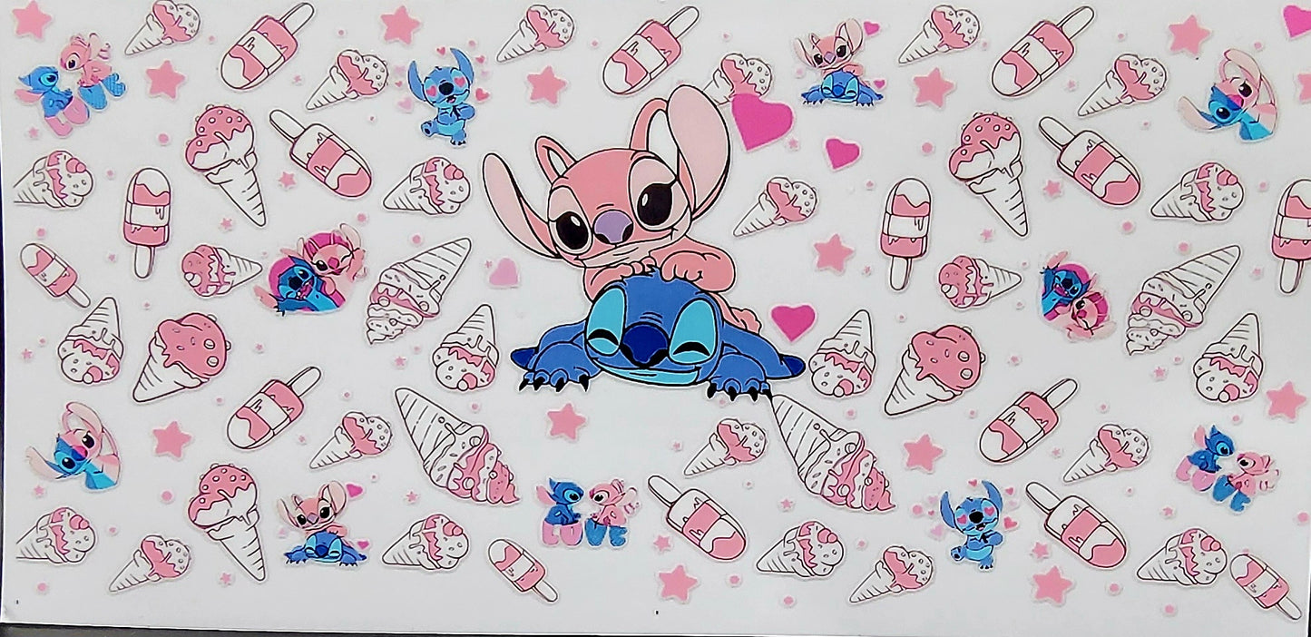 Ohana Means Hydration! Disney Stitch Snow Globe Tumbler