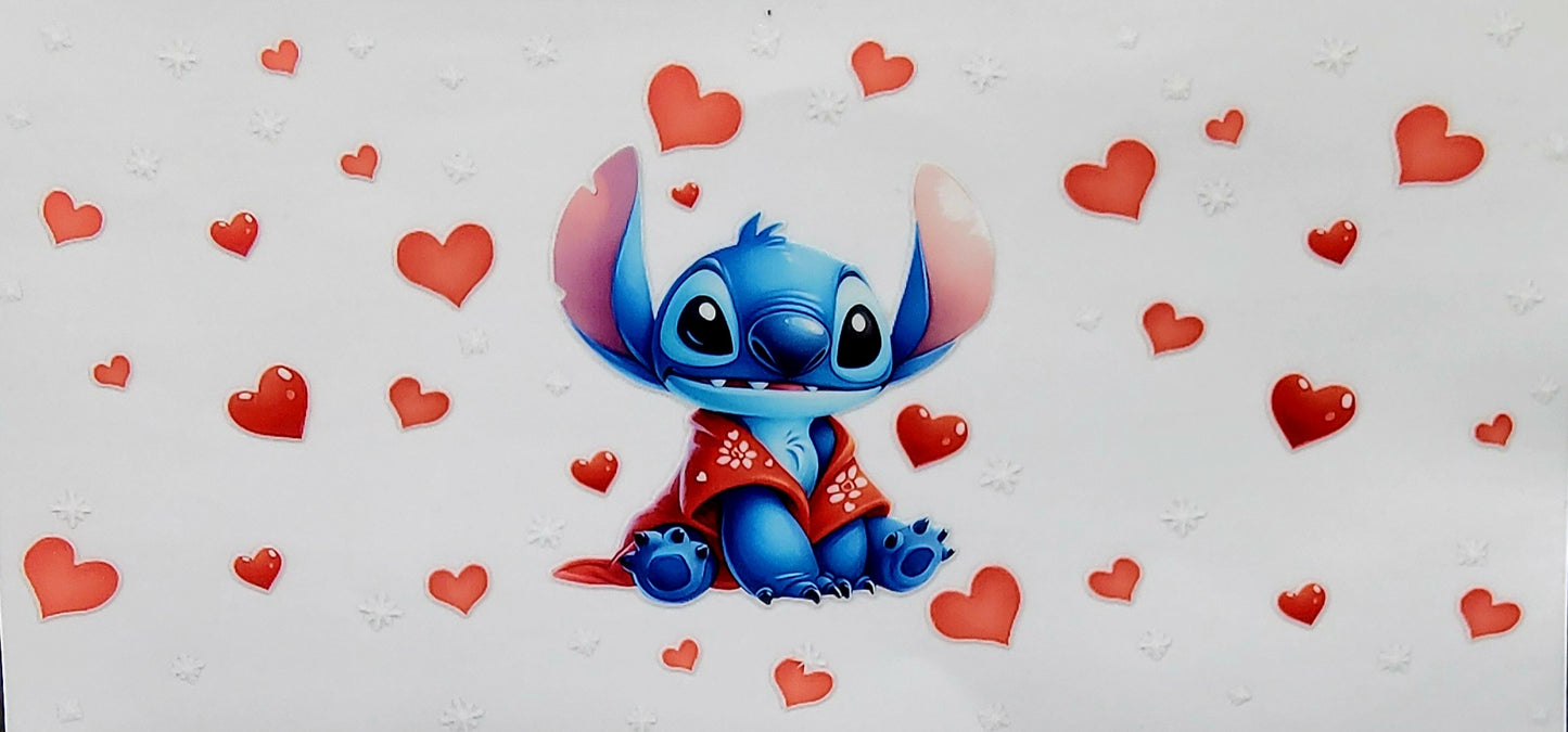 Ohana Means Hydration! Disney Stitch Snow Globe Tumbler