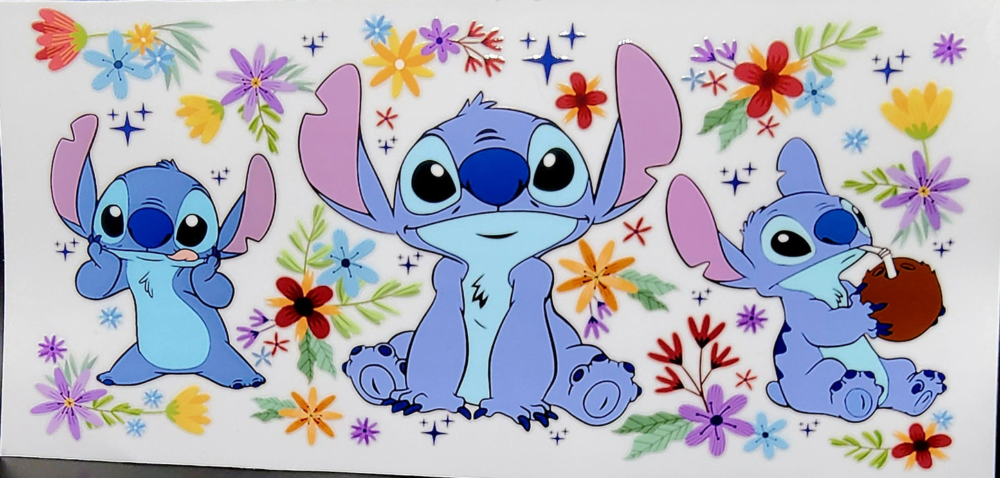 Ohana Means Hydration! Disney Stitch Snow Globe Tumbler