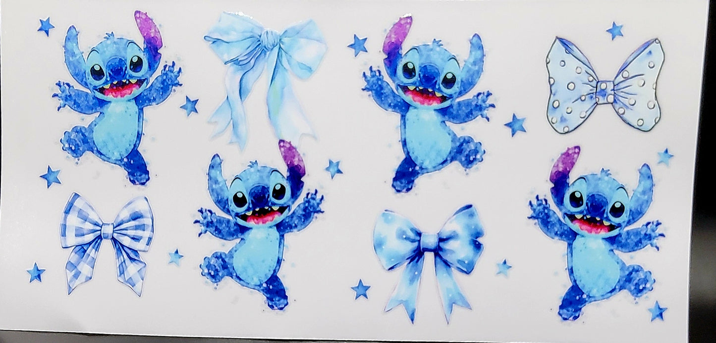 Ohana Means Hydration! Disney Stitch Snow Globe Tumbler