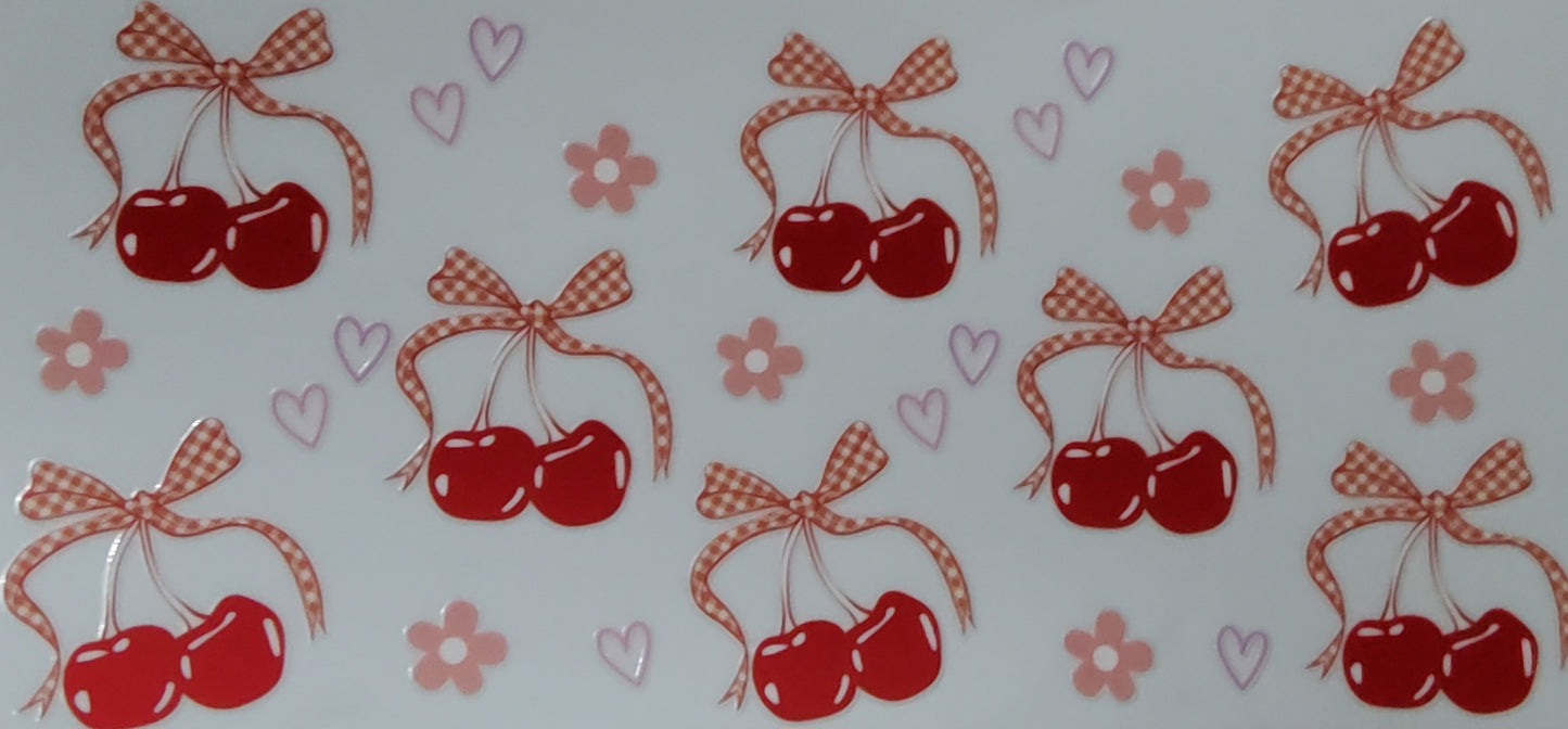 Sparkle Sip Tumbler – Handmade Glitter Bow Edition