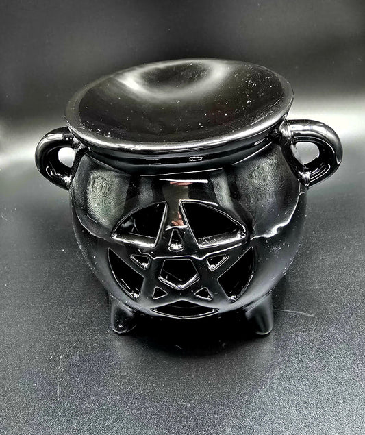 Mystical Glow: Small Pentagram Oil Warmer